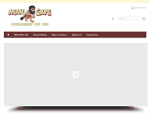 Tablet Screenshot of mancaveconsign.com